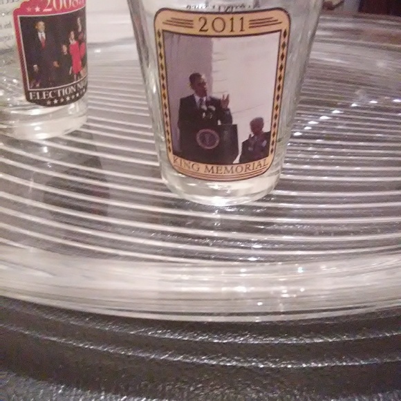 Barack Obama Presidential SHOT GLASSES - Picture 5 of 8
